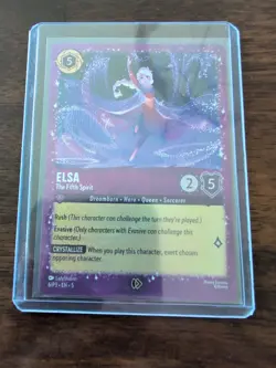 Elsa - The Fifth Spirit Promo Card 6/P3 Disney Lorcana TCG - Image 1