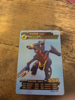 Pokemon 2 Card Bundle HOLO Chinese Gachomp + Hawlucha SSR 020 + 044 - Image 4