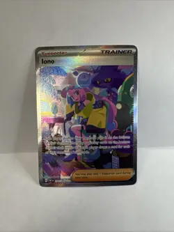 Iono Pokemon TCG Sir Paldean Fates Holo Card 237/091 NM+/M Condition Pokemon - Image 1