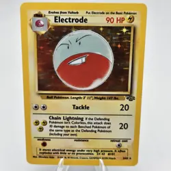 Electrode 2/64 Lightly Played Holo Rare Jungle 1999 Pokemon WOTC Card - Image 1