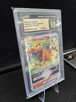 Charizard VSTAR Pokemon Card CGC 10 Pristine Japanese Star Birth - Image 2