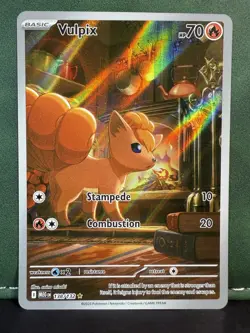 Vulpix 138/132 Mega Evolution ILLUSTRATION RARE Pokemon Card NEAR MINT English - Image 1