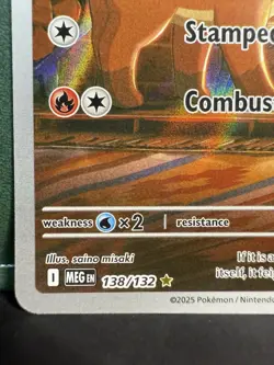 Vulpix 138/132 Mega Evolution ILLUSTRATION RARE Pokemon Card NEAR MINT English - Image 2