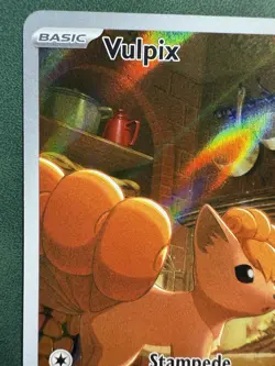 Vulpix 138/132 Mega Evolution ILLUSTRATION RARE Pokemon Card NEAR MINT English - Image 3
