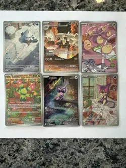 Pokemon TCG Lot Of 6 Illustration Rare Cards All Near Mint - Image 1