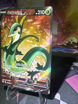 Serperior V 170/195 Silver Tempest Ultra Rare Holo Pokemon TCG Card NM - Image 2