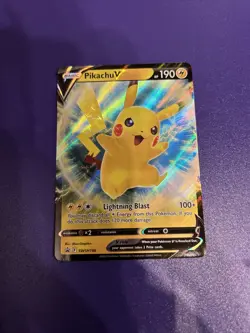 Pokemon TCG SWSH: Sword & Shield Promo Cards #SWSH198 Pikachu V - Image 3