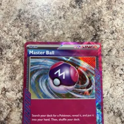 Master Ball 153/162 Temporal Forces Pokemon Card - Image 2