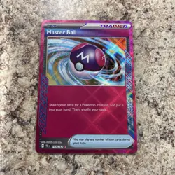Master Ball 153/162 Temporal Forces Pokemon Card - Image 3