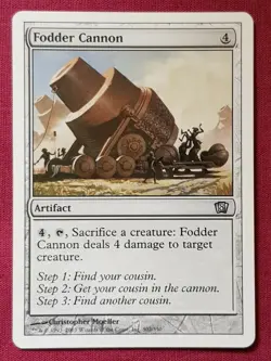Magic The Gathering 8TH EDITION FODDER CANNON artifact card MTG - Image 1