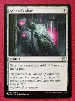 Magic The Gathering MYSTERY BOOSTER ASHNOD'S ALTAR artifact card MTG - Image 1