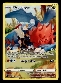 Druddigon TG09/TG30 Ultra Rare Silver Tempest Pokemon Card - Image 1
