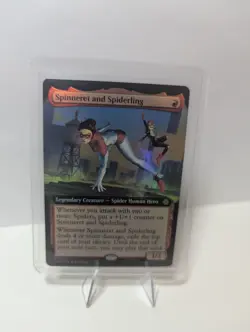 MTG Spinneret and Spiderling 0094 Foil Marvel's Spider-Man NM SPM - Image 1