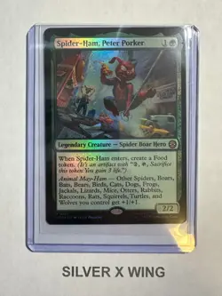 Spider-Ham, Peter Porker Foil x1, MTG, Marvel's Spider-Man, SPM, NM - Image 1