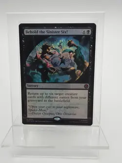 Behold the Sinister Six! Marvel's Spider-Man Foil - Image 1