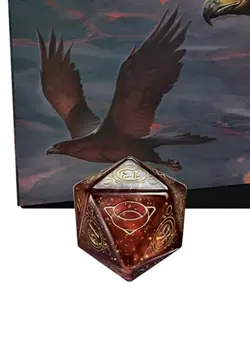 MTG The Lord Of The Rings GIFT BUNDLE EXCLUSIVE RED SPINDOWN DIE D20 Life Count - Image 1