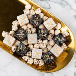 48 Pcs Magic Counter Bulk MTG Dice Counters Set Life Tokens 16mm D6 Dice - Image 5