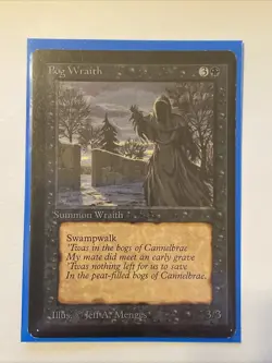 MTG Bog Wraith Beta Edition Regular - Lightly Played - Image 1