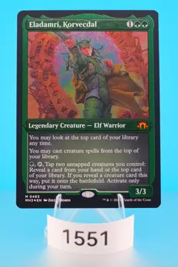 MTG Eladamri, Korvecdal (Foil Etched) Modern Horizons 3 Foil #483 - Image 1