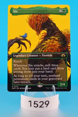 MTG Six (Borderless) Modern Horizons 3 Regular #370 - Image 1