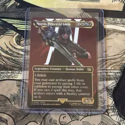 Noctis, Prince Of Lucis Borderless Surge Foil, MTG Single, FIN 0546 Near Mint - Image 3
