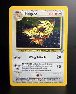 Pokemon TCG - PIDGEOT - 8/64 - HOLO - RARE - UNLIMITED - JUNGLE (1999) - HP/MP - Image 1