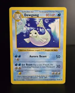 Pokemon TCG - DEWGONG - 25/102 - SHADOWLESS - WOTC - BASE SET (1999) - HP - Image 1