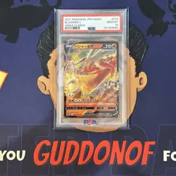 💎PSA 10 GEM MINT 2021 Pokemon Japanese Vmax Climax BLAZIKEN V #019 Holo - Image 1