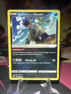 Radiant Hisuian Sneasler 123/196 Radiant Rare Lost Origin Pokemon TCG NM Holo - Image 1
