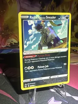 Radiant Hisuian Sneasler 123/196 Radiant Rare Lost Origin Pokemon TCG NM Holo - Image 3