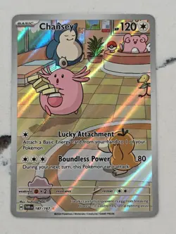 2024 Pokemon Illustration Rare Chansey #187/167 Twilight Masquerade - FAST SHIP! - Image 1