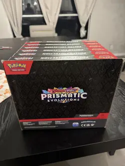 Pokemon Prismatic Evolutions Poster Collection Sealed Full Display Case Lot Of 6 - Image 2