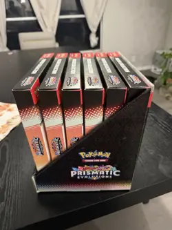 Pokemon Prismatic Evolutions Poster Collection Sealed Full Display Case Lot Of 6 - Image 3