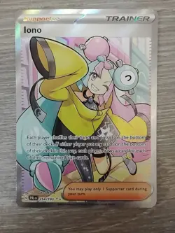 Pokemon TCG Iono Scarlet & Violet Paldea Evolved Holo Ultra Rare - Image 1