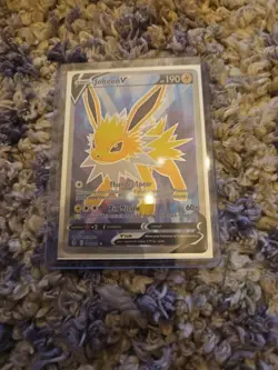 Jolteon V Full Art 177/203 Ultra Rare Evolving Skies Pokemon TCG Mint - Image 1