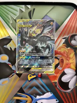 Pikachu and Zekrom GX Pokemon TCG Illustration Full Art Black Star Promo SM168 - Image 2
