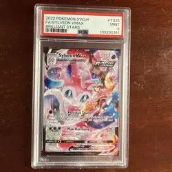 Pokemon Sylveon VMAX Brilliant Stars TG15/TG30 PSA 9 Mint - Image 1