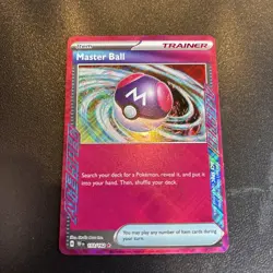 Master Ball SV05: Temporal Forces #153/162 - Pokemon TCG - Image 1