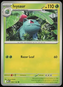 Pokemon TCG Ivysaur 002/132 Mega Evolutions NM - Image 1