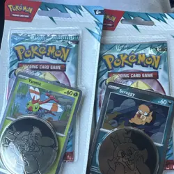 POKEMON TCG JOURNEY TOGETHER Checklane blister ENGLISH promo Set Yanma & Scraggy - Image 3