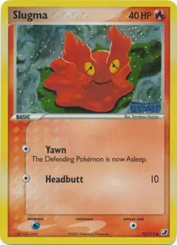 Slugma - 73/115 - Common - Reverse Holo PL/MP, English Pokemon EX Unseen Forces - Image 1