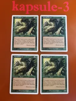 4x Spined Wurm | 7th Edition | MTG Magic Cards - Image 1