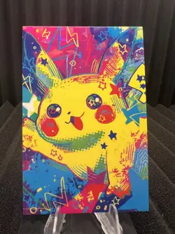 Pikachu Graffiti - Cracked Ice Holo - Electric Pikachu Card Database - Pokemon - Image 1
