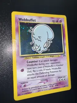 Wobbuffet Neo 16/75 Neo Discovery 16/75- LP-MP Pokemon Card Holographic - Image 2