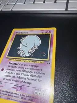 Wobbuffet Neo 16/75 Neo Discovery 16/75- LP-MP Pokemon Card Holographic - Image 4