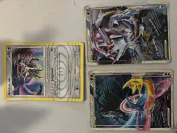 LOT OF 3 JUMBO POKEMON CARDS, Arceus Promo, Darkrai Cresselia, Palkia Dialga - Image 1