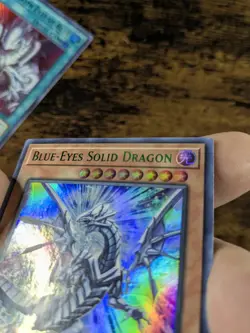 YU-GI-OH 3 CARD BLUE-EYES LOT COLORED TEXT ALL NM - Image 4