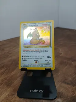 Pokemon TCG Dragonite Fossil Holo Unlimited Rare Card 4/62 - Image 2