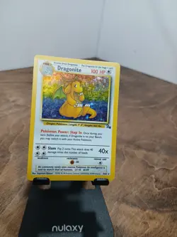 Pokemon TCG Dragonite Fossil Holo Unlimited Rare Card 4/62 - Image 3