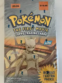 Topps Pokemon The First Movie Cards Sealed Blue Logo Booster Box 2526 RARE 41116107658 - Image 2